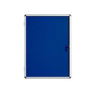 Bi-Office Enclore Earth - Vitrina de fieltro, 981 x 1160 mm, color azul