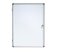Bi-Office Vitrina de anuncios Enclore interior fondo magnético extraplana 720 x 674 mm