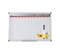 Bi-Office GA0337170 - Planificador anual magnética, 90 x 60 cm