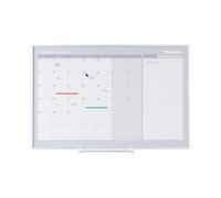 Bi-Office GA0397830 tablero y accesorio de planeamiento - Accesorio de planning (90 cm, 60 cm, Plata)