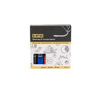 Bi-Office InkstringXL Rotulador para Pizarra Blanca de Tinta Gel con Punta de 3mm - Colores Rojo, Azul y Negro, Paquete de 12
