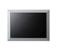 Bi-Office Kamashi Glam - Pizarra de tiza, marco MDF, 60 x 45 cm, color plateado