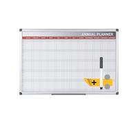 Bi-Office Magnetic Annual Planner Months