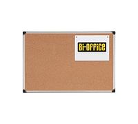 Bi-Office Maya W - Tablero de corcho con marco de aluminio, 90 x 60 cm, medida corcho sin marco; 86x56 cm