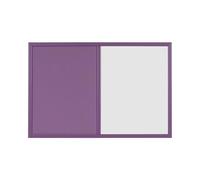 Bi-Office MX03435411 - Tablón organizador para escuela combinado, 60 x 40 cm, color violeta
