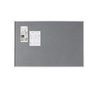 Bi-Office New Generation - Tablero de anuncios de fieltro, 900 x 600 mm, color gris