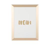 Bi-Office - Pizarra Blanca Kamashi "Dreams", Magnético, Borrado en Seco, Marco MDF dorado, 45x60cm