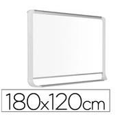 Bi-office Pizarra blanca lacada con bandeja integrada 180x120 cm