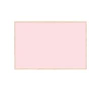 Bi-Office Pizarra Magnética Earth New Basic Peony, 585 x 385 mm, Superficie de Acero Lacado, Marco de Pino Natural