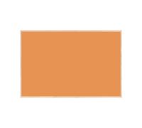 Bi-Office Pizarra Magnética Earth New Basic Tangerine, 385 x 285 mm, Superficie de Acero Lacado, Marco de Pino Natural