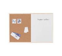 Bi-Office Tablero combo, Blanca, 800 x 600 mm