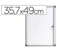 Bi-office Vitrina de anuncios fondo magnético extraplana 357x490 mm