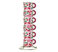 Bialetti Juego de 6 tazas apilables