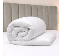 Bianca Fine Linens - Edredón de Microfibra Supersuave para Cama Individual, 10,5 TOG, Color Blanco