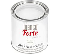Bianco Forte - Blanco Natural - (250ml) Pintura a la Tiza con Acabado/Protección 2 en 1: Chalk Paint Súper Resistente para Muebles, Paredes y Puertas - Secado Rápido, Interior/Exterior, Mate