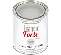 Bianco Forte - Gris Polvo - (1L) Pintura a la Tiza con Acabado/Protección 2 en 1: Chalk Paint Súper Resistente para Muebles, Paredes y Puertas - Secado Rápido, Interior/Exterior, Mate