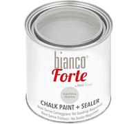 Bianco Forte - Gris Polvo - (250ml) Pintura a la Tiza con Acabado/Protección 2 en 1: Chalk Paint Súper Resistente para Muebles, Paredes y Puertas - Secado Rápido, Interior/Exterior, Mate