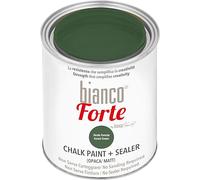 Bianco Forte - Verde Bosque - (1L) Pintura a la Tiza con Acabado/Protección 2 en 1: Chalk Paint Súper Resistente para Muebles, Paredes y Puertas - Secado Rápido, Interior/Exterior, Mate
