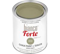 Bianco Forte - Verde Oliva - (1L) Pintura a la Tiza con Acabado/Protección 2 en 1: Chalk Paint Súper Resistente para Muebles, Paredes y Puertas - Secado Rápido, Interior/Exterior, Mate