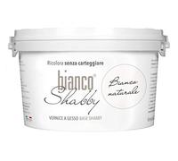 bianco Shabby® Chalk Paint Pintura Shabby Chic Vintage para Muebles y Paredes Extra Mate vuelva a dar color fácilmente todo tipo de material sin lijar (2.5 l (Paquete de 1), Blanco Natural)
