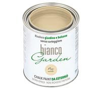 biancoShabby® Chalk Paint Beige Corda - Pintura especial para exteriores - BiancoGarden - Restaura el jardín y el balcón sin pintar y sin acabado (1 litro)