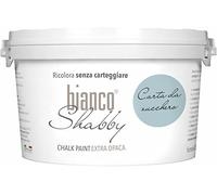 biancoShabby® Chalk Paint Carta da Zucchero Pintura Shabby Chic Vintage para Muebles y Paredes Extra Mate vuelva a dar color fácilmente todo tipo de material sin lijar (2.5 l Paquete de 1)