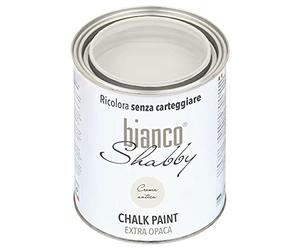 biancoShabby® Chalk Paint Crema Antica Pintura Shabby Chic Vintage para Muebles y Paredes Extra Mate vuelva a dar color fácilmente todo tipo de material sin lijar (1 l Paquete de 1)