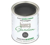 biancoShabby® Chalk Paint Grigio Andtracite - Pintura especial para exteriores - BiancoGarden - Restaura el jardín y el balcón sin pintar y sin acabado (1 litro)