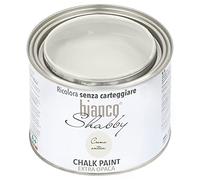 biancoShabby® Chalk Paint Pintura Shabby Chic Vintage para Muebles y Paredes Extra Mate vuelva a dar color fácilmente todo tipo de material sin lijar (500 ml (Paquete de 1), Crema Antigua)
