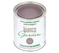 biancoShabby® Chalk Paint Prugna - Pintura especial para exteriores - BiancoGarden - Restaura el jardín y el balcón sin pintar y sin acabado (1 litro)