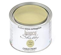 biancoShabby® Chalk Paint Verde Antico Pintura Shabby Chic Vintage para Muebles y Paredes Extra Mate vuelva a dar color fácilmente todo tipo de material sin lijar (500 ml)