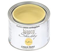 biancoShabby® Chalk Paint Zafferano Pintura Shabby Chic Vintage para Muebles y Paredes Extra Mate vuelva a dar color fácilmente todo tipo de material sin lijar (500 ml Paquete de 1)