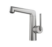 BiaoTeng Grifo de Lavabo Modernos Níquel Cepillado Laton | 2 Modos Grifo Baño Monomando Giratorio 360 agua Fría y Caliente Ahorro Agua Fácil Montaje de Solo Orificio