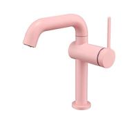 BiaoTeng Grifo Lavabo Elegante Rosa Laton | 2 Modos Grifo de Baño Moderno Giratorio 360 Monomando agua Fría y Caliente Fácil Montaje de Solo Orificio