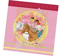 Bibi & Tina 19420 Party Servilletas, 33 x 33 cm, 12 Unidades, Papel, Multicolor, 17 x 1, 7 cm, 12 Unidades