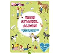 Bibi & Tina Mein Stickeralbum mit 100 Stickern: 24 beschichtete Seiten einfaches Ablösen und Tauschen deiner Stickersammlung | Ab 3 Jahren