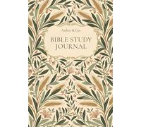 BIBLE STUDY GUIDE JOURNAL: Guided Sermon Notes & Bible Study Notebook for Church Notes, Scripture Reflection, Prayer & Daily Devotions, Bible Study Supplies for Women (6x9, Cream Paper)