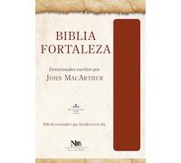 Biblia fortaleza - Marrón imitación piel: Biblia Fortaleza - RVR60 Marrón / 366 Devotions to Embrace What Matters Most, Reina Valera 60 Brown