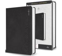 Biblia RVR 1960 Letra gigante, símil piel, gris (Edición cantos pintados) / Spanish Bible RVR 1960 Giant Print Handy Size Leathersoft Gray with cross: ... Cross, Leathersoft, Giant Print, Handy Size