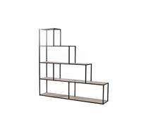 Biblioteca 5 niveles diseño escalera - l160 x h157 cm - lexie