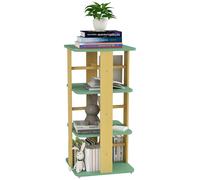 AIYAPLAY Estantería Infantil con Ruedas, estantería Infantil 3 Niveles, estantería para Juguetes, estantería Infantil para Cuarto de Juegos, Dormitorio Infantil, Verde