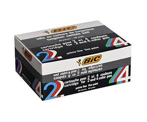 BIC 11BIC400814709 - Recambio de bolígrafo (Negro, Transparente)