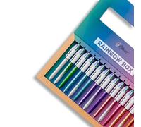BIC 4 Colores - Estuche de 15 bolígrafos, caja arcoíris de Edición Limitada, para coleccionista, versiones bicolor, brillante y glaseado, ¡Comienza tu colección de 4 colores ahora!