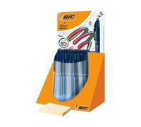 Bic 4 Colores Smooth 4 en 1 con diseño de gota azul (Pack de 30)