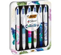 BIC 4 Colors Decors Messages or Botanical Collection and Tie & Dye - Ballpoint P
