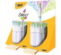 Bic 4 colours fun expositor con 40 boligrafos de bola retractil - punt