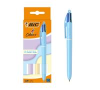 Bic 4 colours pastel pack de 3 boligrafos de bola retractil - punta me