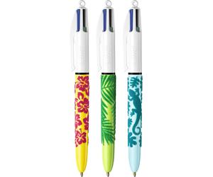 Bic 4 colours velours expositor de 30 boligrafos de bola retractiles -
