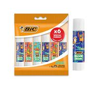 BIC 950641 Stick Ecolution - Pack de 6 pegamento decorado 8 G