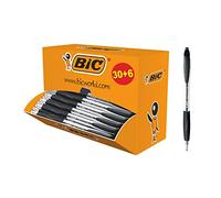BIC Bolígrafo Atlantis Classic con clip retráctil Negro 0,4 mm – 36 piezas